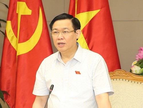Phó thủ tướng Vương Đình Huệ, Trưởng ban chỉ đạo điều hành giá. Ảnh: Chung Vũ