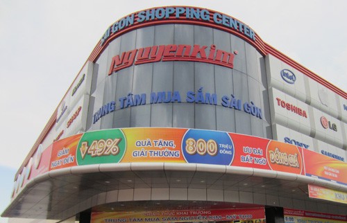 Trung tâm mua sắm Nguyễn Kim đã bán 49% cổ phần cho Central Group. Ảnh:PV.