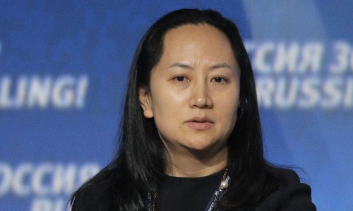 Giám đốc tài chính Mạnh Vãn Chu của tập đoàn Huawei. Ảnh:AFP.