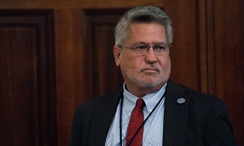 Bill Shine tại một cuộc họp báo ở Nhà Trắng tháng 9/2018. Ảnh:AFP.