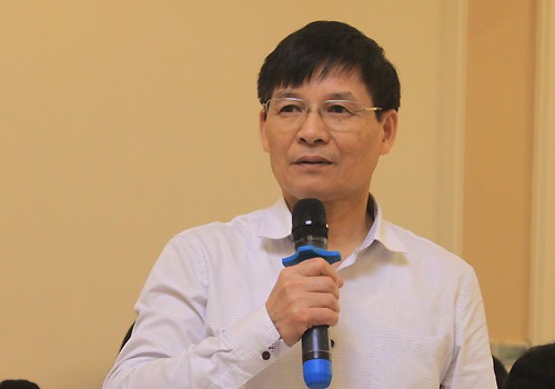 Ông Trương Văn Cẩm, đại diện Hiệp hội Dệt may Việt Nam. Ảnh:Anh Duy.