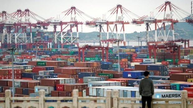 Tăng trưởng kinh tế của Trung Quốc đã bị ảnh hưởng từ cuộc chiến thương mại với Mỹ. (Nguồn: CNN)