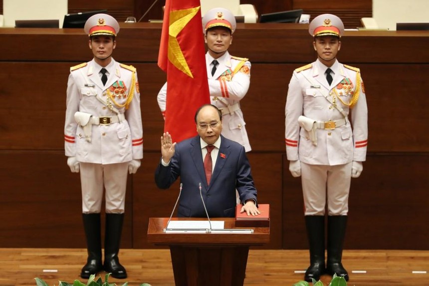 Ông Nguyễn Xuân Phúc tái đắc cử, tuyên thệ nhậm chức Chủ tịch nước
