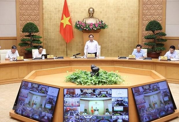 Thủ tướng Phạm Minh Chính chủ trì Hội nghị trực tuyến Chính phủ với địa phương và Phiên họp Chính phủ thường kỳ tháng 9 năm 2022. 