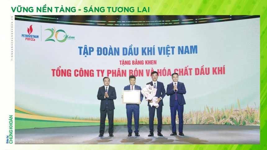 PVFCCo (DPM) giữ vững vị thế là nhà sản xuất phân bón số 1 Việt Nam, định vị là nhà sản xuất hóa chất tiên phong