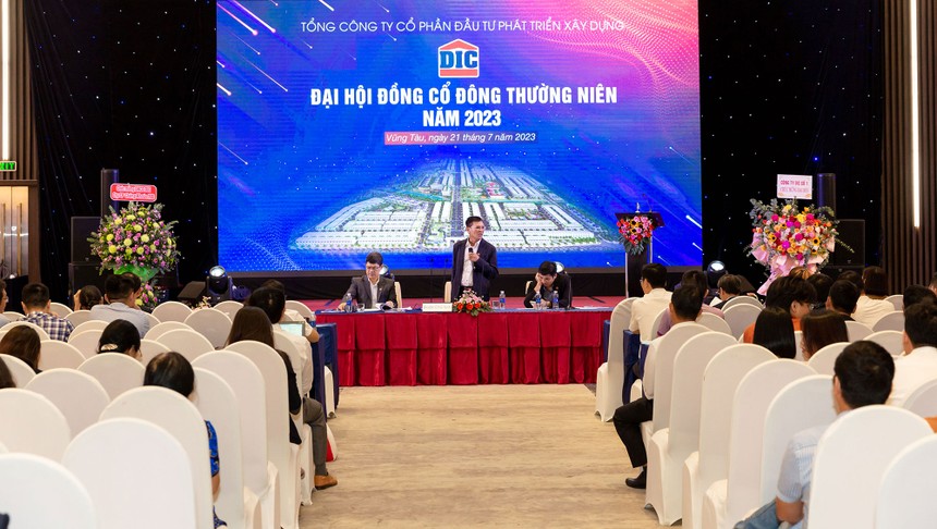 Ông Nguyễn Thiện Tuấn – Chủ tịch HĐQT DIC Group phát biểu tại sự kiện.