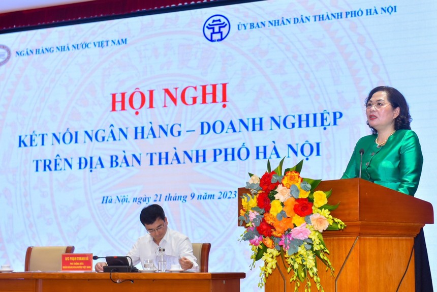 Thống đốc NHNN Việt Nam Nguyễn Thị Hồng phát biểu khai mạc Hội nghị