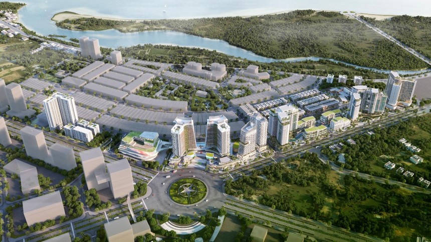Phối cảnh tổng thể Khu C – Dự án Khu đô thị Bắc Vũng Tàu.