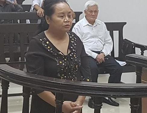 Bị cáo Nguyễn Thị Toàn tại tòa