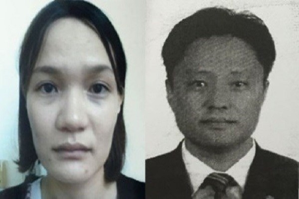 Vợ chồng Hoàng Thị Cúc - Kim Young Hwan. Ảnh: An ninh thủ đô 