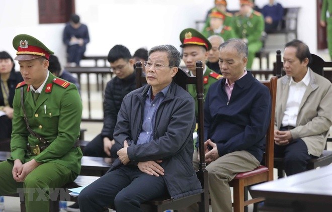 Ông Nguyễn Bắc Son tại phiên tòa. Ảnh: TTXVN.