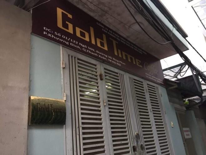 Một quán cafe Gold Time nằm trong con hẻm sâu hun hút ở Hà Nội.