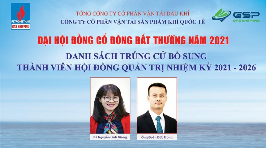 Bà Nguyễn Linh Giang trở thành tân Chủ tịch HĐQT của Gas Shipping (GSP) 
