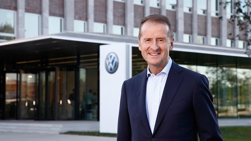 Ông Herbert Diess, giám đốc điều hành của nhà sản xuất ô tô Đức Volkswagen.