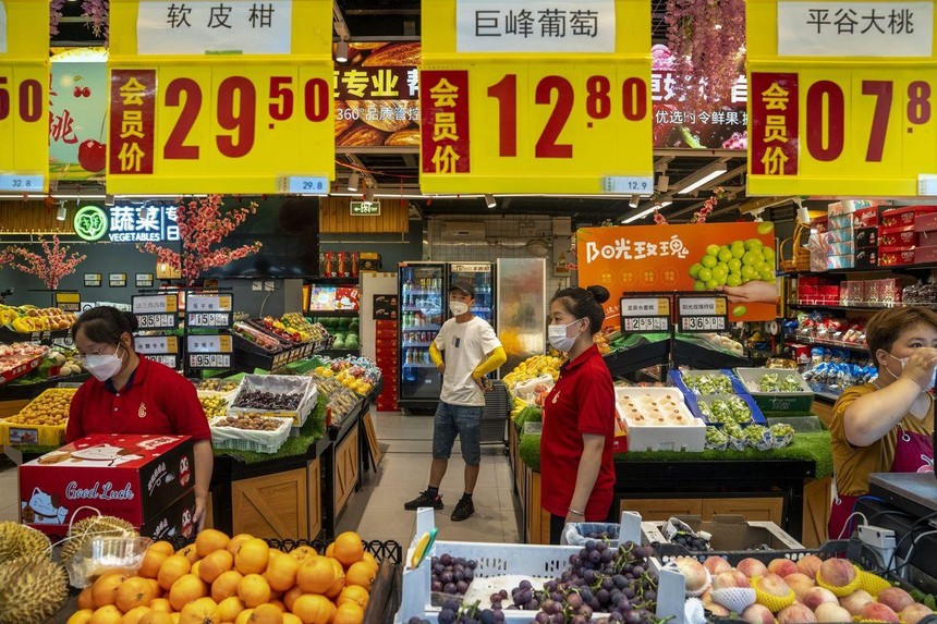 PBOC cảnh báo rủi ro lạm phát khi chỉ số giá tiêu dùng tăng mạnh