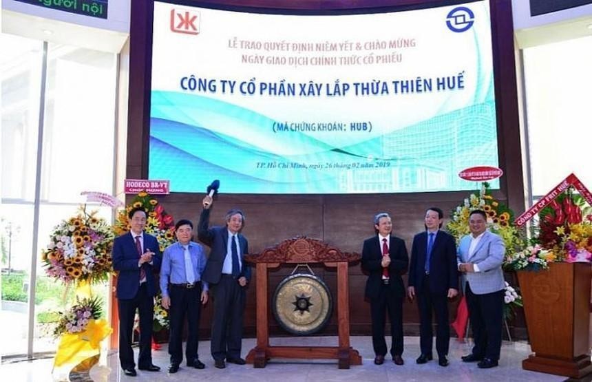 Một cổ đông lớn vừa bán ra 540.000 cổ phiếu Xây lắp Thừa Thiên Huế (HUB)