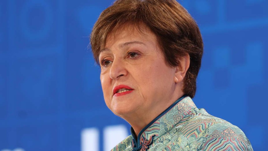 Kristalina Georgieva, giám đốc điều hành của Quỹ Tiền tệ Quốc tế (IMF) 