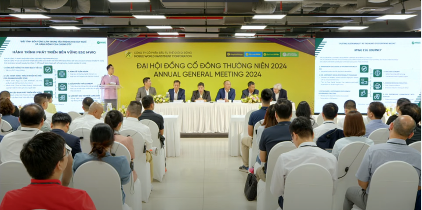 ĐHĐCĐ Thế Giới Di Động (MWG): Chủ tịch HĐQT Nguyễn Đức Tài xin lỗi cổ đông vì kinh doanh năm 2023 không hiệu quả