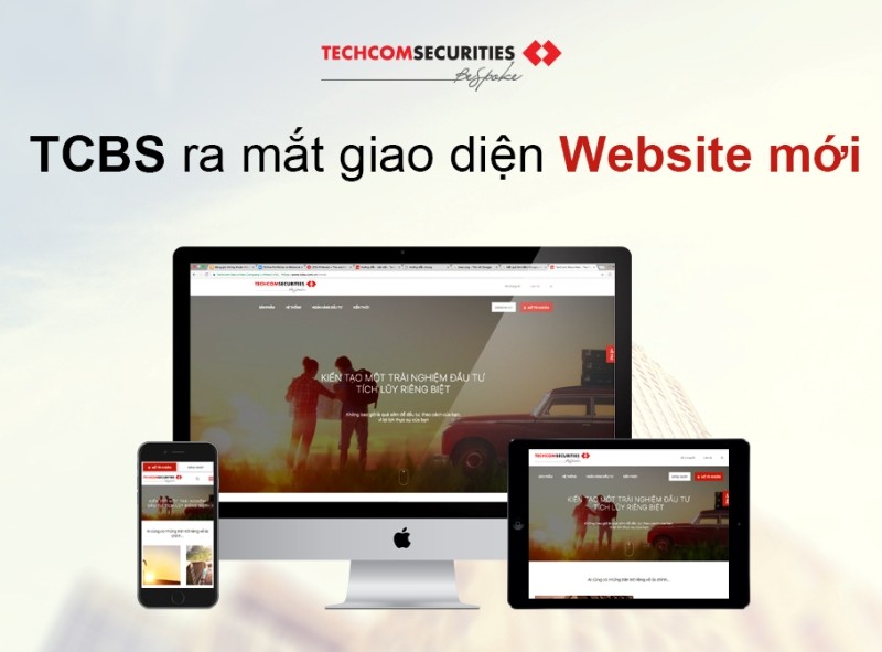 Techcom Securities giới thiệu giao diện website mới 