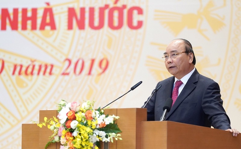 Thủ tướng Nguyễn Xuân Phúc phát biểu tại Hội nghị đổi mới, nâng cao hiệu quả hoạt động của doanh nghiệp nhà nước năm 2019