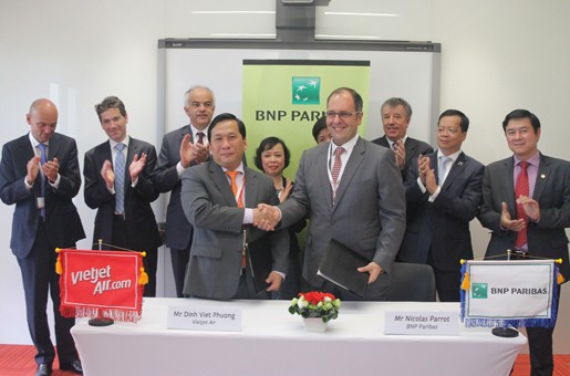 BNP Paribas thu xếp 270 triệu USD mua 3 máy bay cho VietJetAir