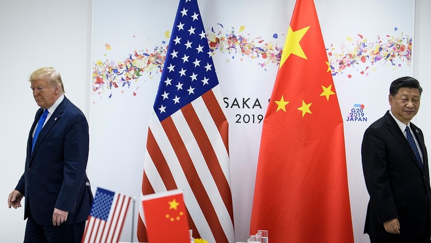 Tổng thống Mỹ Donald Trump và Chủ tịch Trung Quốc Tập Cận Bình. Ảnh: AFP.
