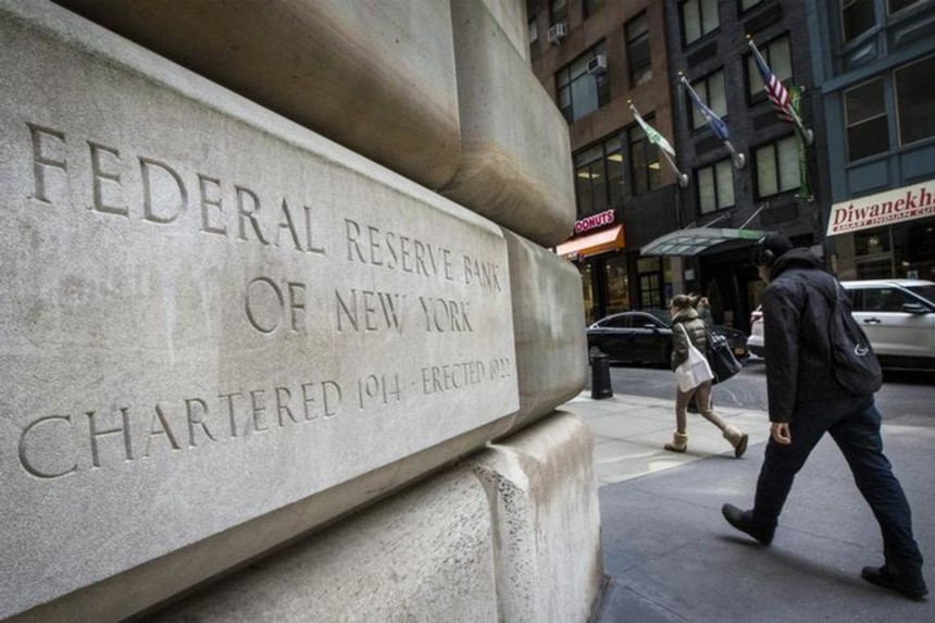 Trụ sở Ngân hàng Dự trữ Liên bang New York. Ảnh: Reuters.