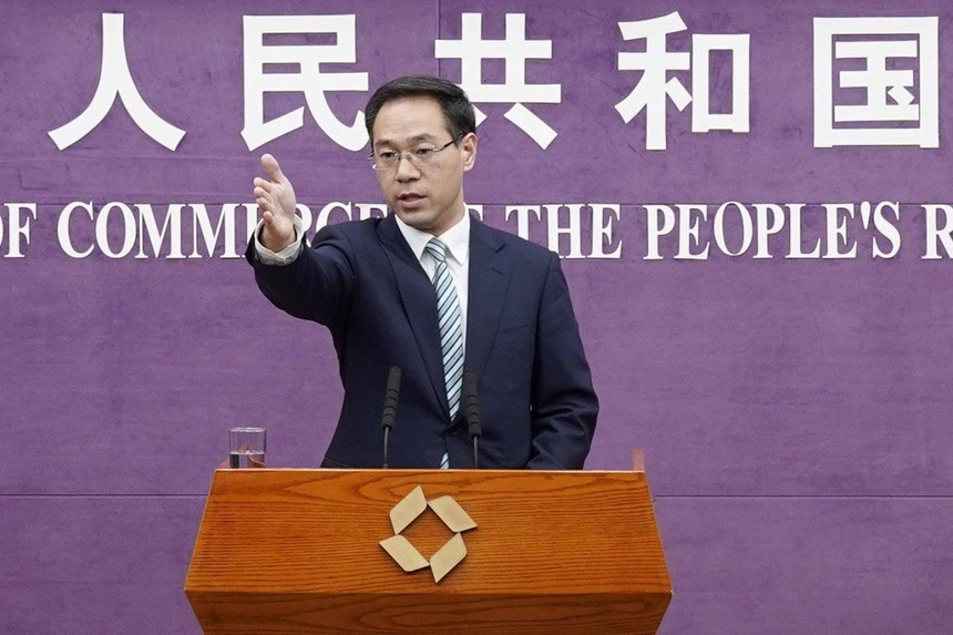 Gao Feng, phát ngôn viên của Bộ Thương mại Trung Quốc. Ảnh: SMCP.
