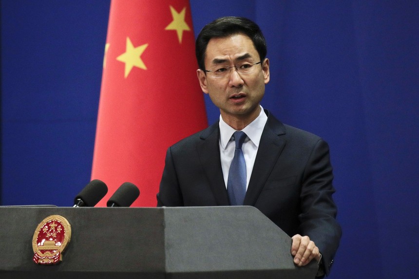 Ông Cảnh Sảng, Phát ngôn viên chính thức của Bộ Ngoại giao Trung Quốc. Ảnh: China Daily. 