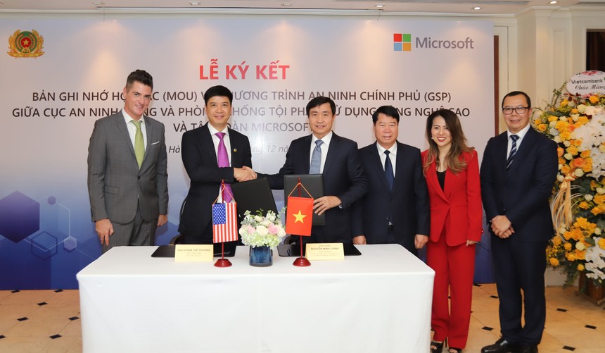 Chính phủ Việt Nam tham gia vào chương trình An ninh Chính phủ của Microsoft