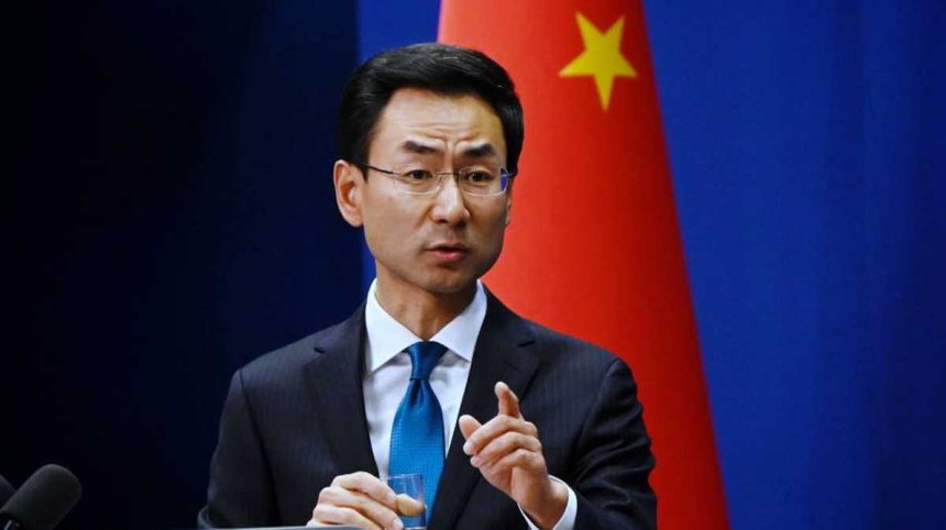 Cảnh Sảng, phát ngôn viên của Bộ Ngoại giao Trung Quốc. Ảnh: Getty Images.