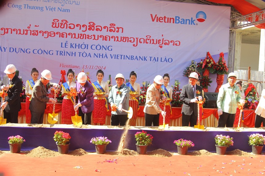 Vietinbank xây dựng trụ sở làm việc tại Lào 25 triệu USD