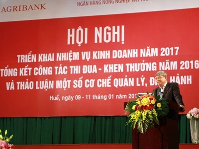 Ông Nguyễn Phước Thanh,  Phó Thống đốc Ngân hàng Nhà nước Việt Nam dự và chỉ đạo Hội nghị