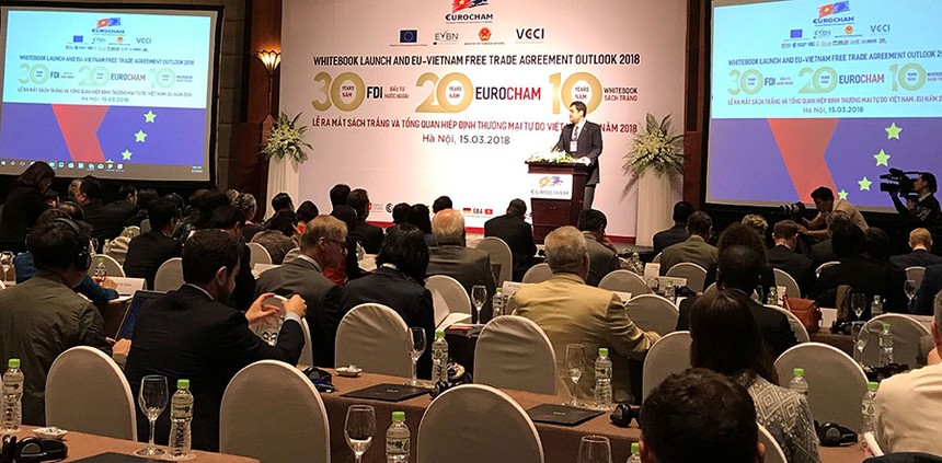 EuroCham: Việt Nam đang thặng dư thương mại với EU khoảng 31,8 tỷ USD