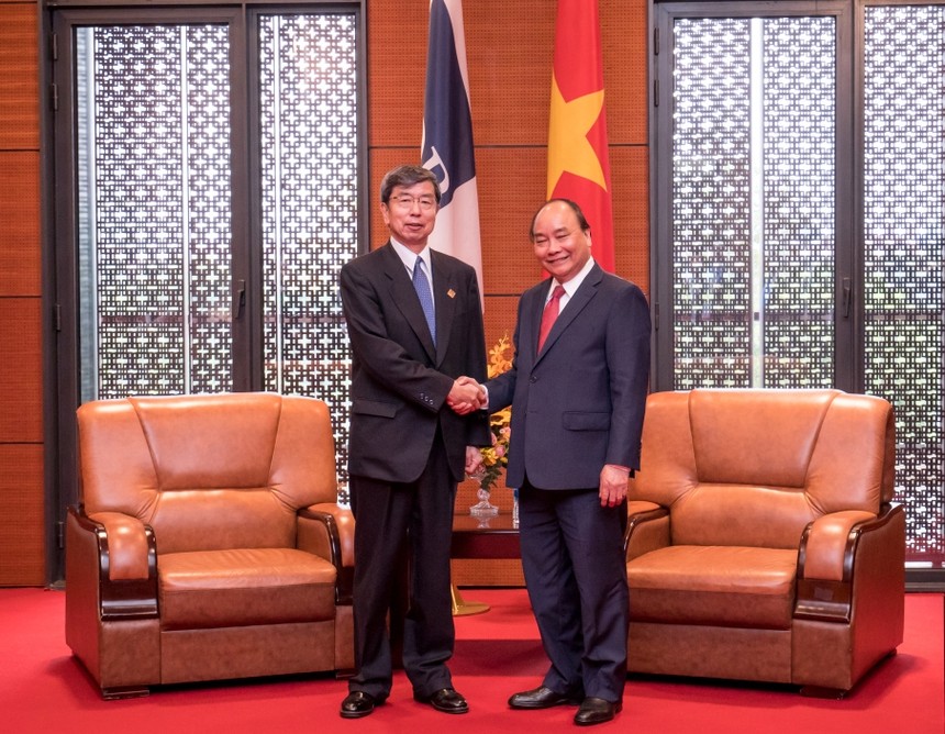 Chủ tịch ADB Takehiko Nakao hội kiến Thủ tướng Chính phủ Nguyễn Xuân Phúc