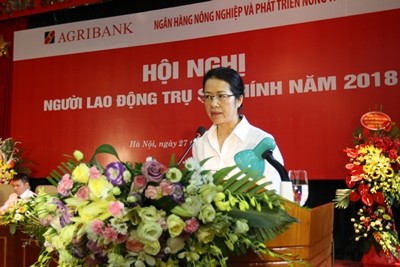 Phó TGĐ Nguyễn Thị Phượng phát biểu khai mạc Hội nghị 