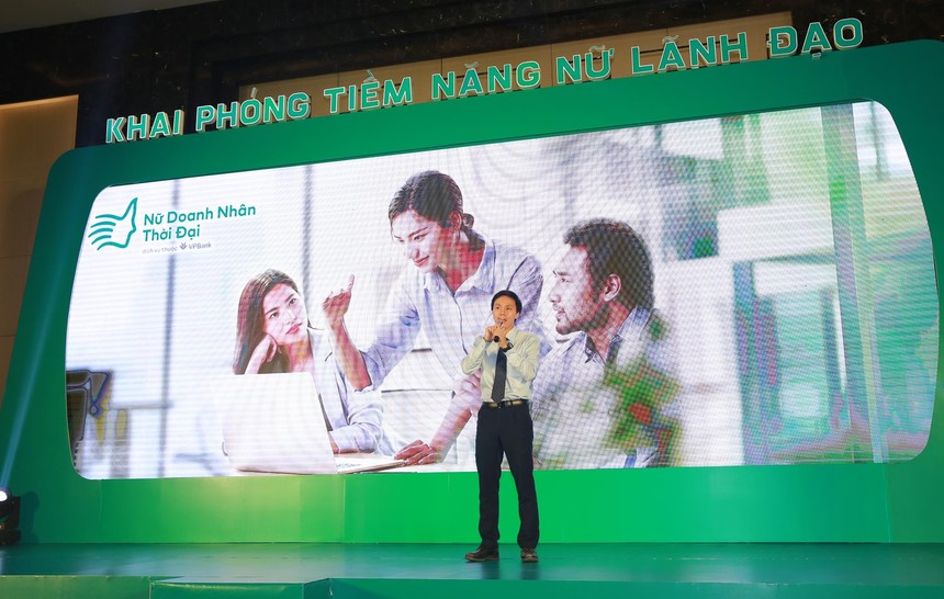 Ông Đào Gia Hưng, Phó Giám đốc khối SME VPBank phát biểu tại sự kiện.