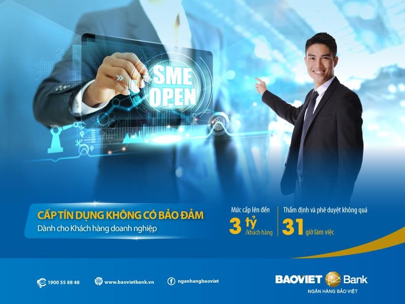 BAOVIET Bank ra mắt sản phẩm SME OPEN dành cho khách hàng doanh nghiệp 