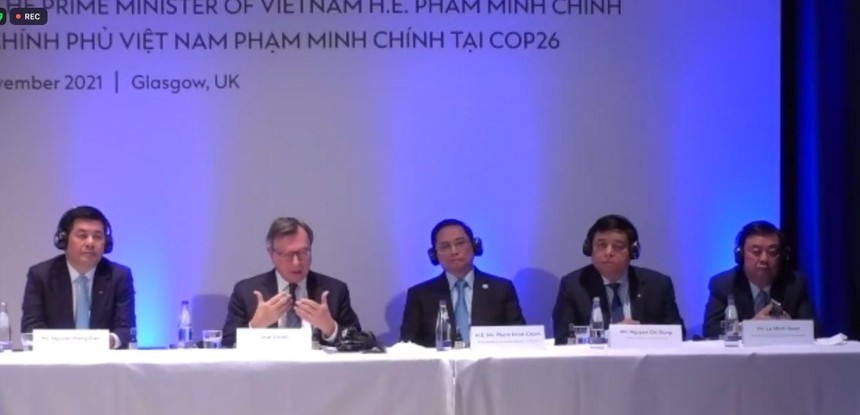 Hội nghị Đối thoại tại COP26 với Thủ tướng Chính phủ Việt Nam "Kiến tạo tương lại thịnh vượng và bền vững thông qua đầu tư tư nhân”