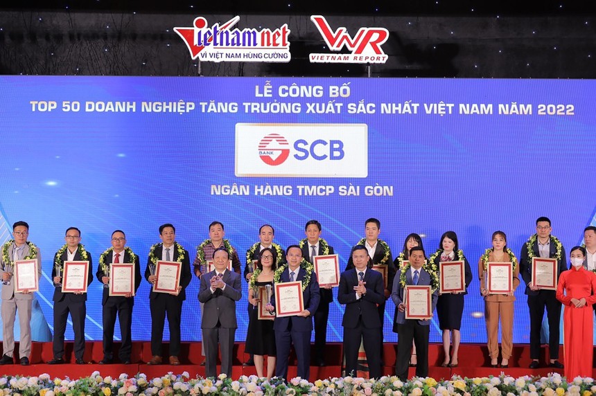 SCB: Top 50 doanh nghiệp tăng trưởng xuất sắc nhất Việt Nam