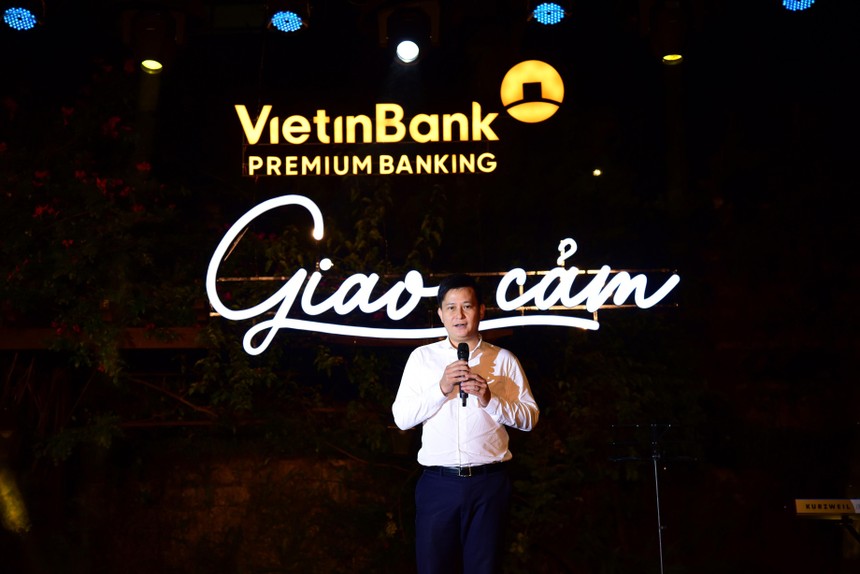 Đại diện VietinBank phát biểu khai mạc Hội nghị KHƯT