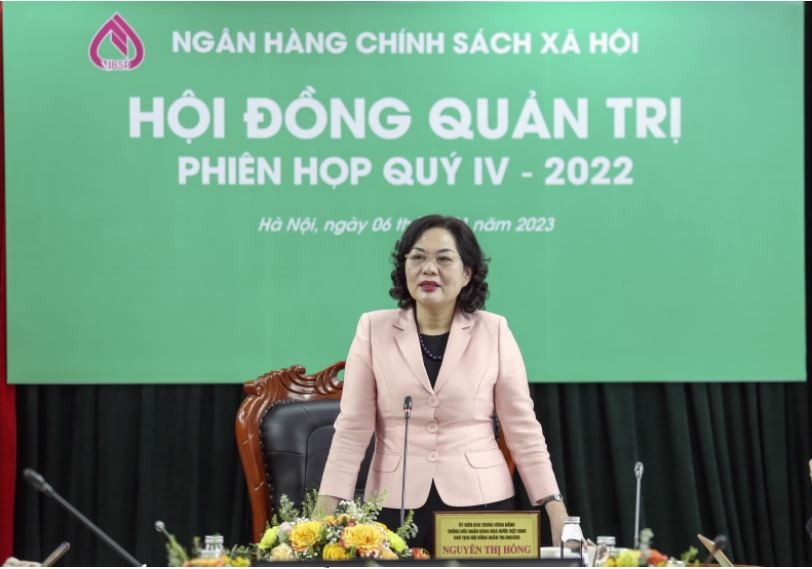 Bà Nguyễn Thị Hồng, Thống đốc NHNN Việt Nam kiêm Chủ tịch HĐQT NHCSXH 