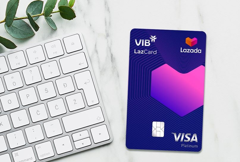 Dòng thẻ đồng thương hiệu của Lazada và VIB có chi tiêu trung bình cao gấp 5 lần chi tiêu bình quân các dòng thẻ của ngân hàng này