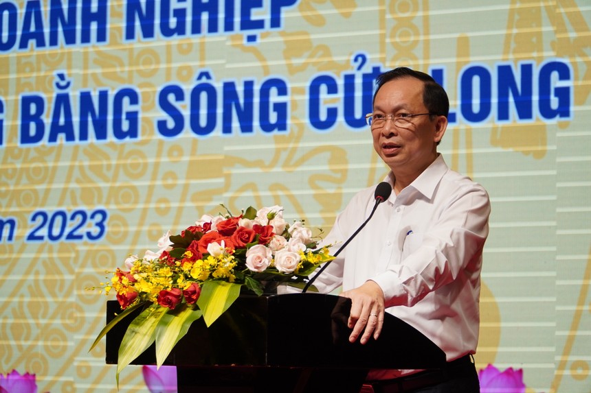 Ông Đào Minh Tú, Phó Thống đốc thường trực Ngân hàng Nhà nước phát biểu tại Hội nghị