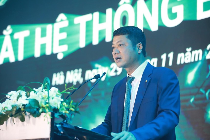 Ông Lê Ngọc Lâm, Tổng giám đốc BIDV phát biểu tại sự kiện.