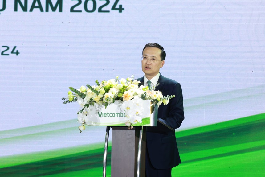 Ông Phạm Quang Dũng, Ủy viên Ban Cán sự Đảng, Phó Thống đốc Ngân hàng Nhà nước Việt Nam (NHNN) phát biểu chỉ đạo tại Hội nghị