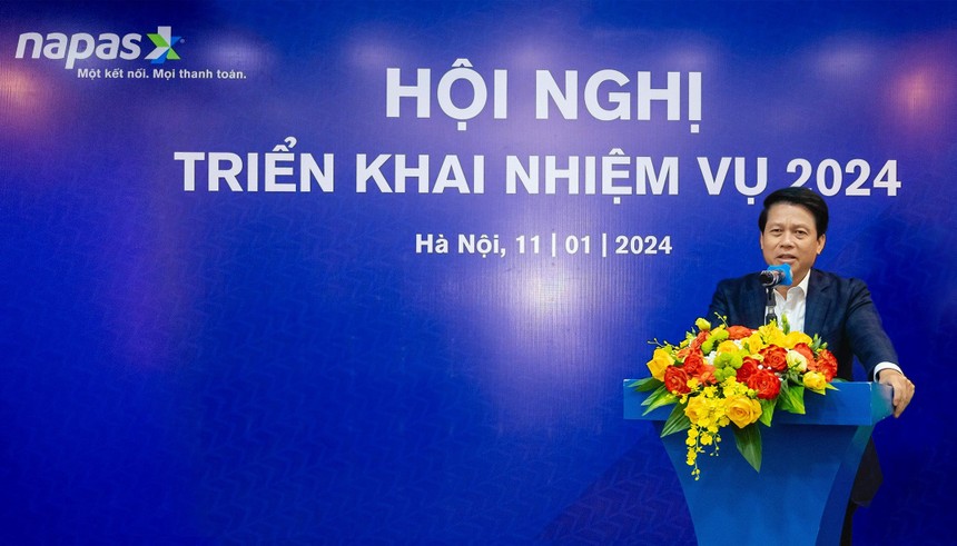 Ông Phạm Tiến Dũng, Phó Thống đốc Ngân hàng Nhà nước Việt Nam phát biểu tại Hội nghị.