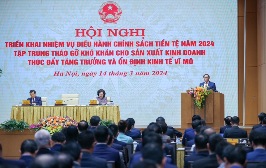 Thủ tướng Chính phủ Phạm Minh Chính phát biểu chỉ đạo Hội nghị (ảnh: Cổng Thông tin điện tử Chính phủ)