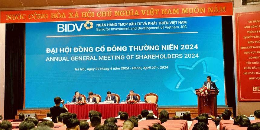 Đại hội đồng cổ đông 2024 BIDV (BID): Lên kế hoạch chào bán riêng lẻ 165 triệu cổ phiếu trong năm nay