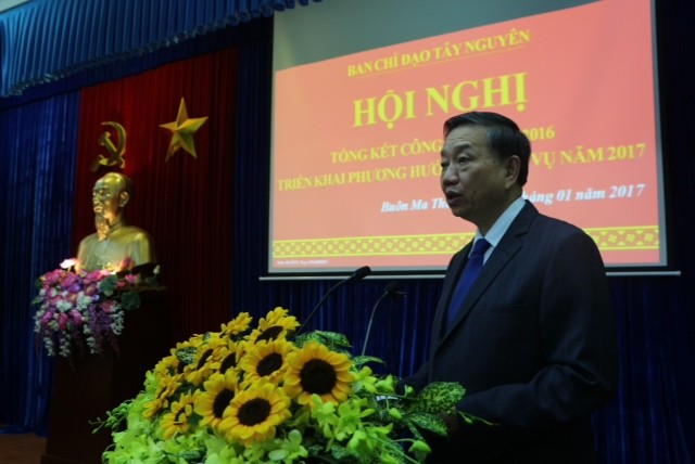 Thượng tướng Tô Lâm chỉ đạo Hội nghị